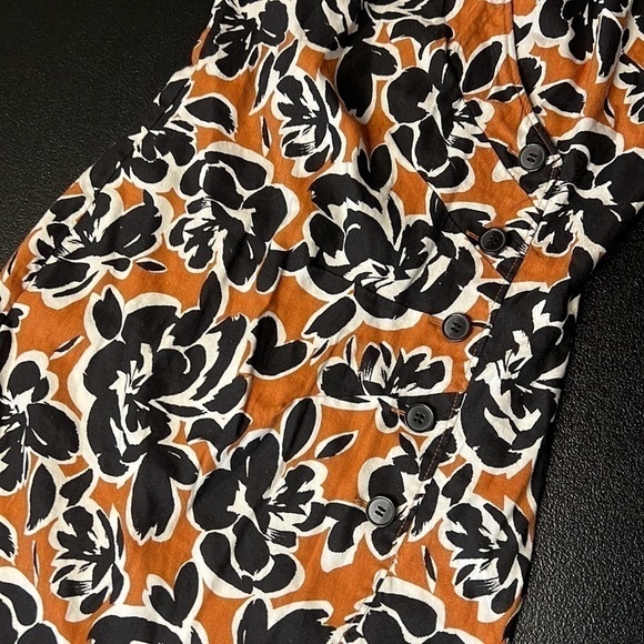 LEITH Brown and Black Floral Sun Dress SZ XS - Picture 2 of 6